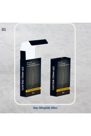 Slim Dar Sürgülü Selefonlu